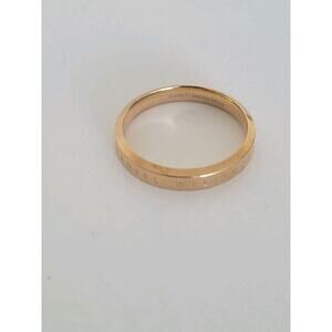 Daniel Wellington Classic Rose Gold Ring Modern Size US 6.5 Minimalist Band Logo